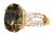 Rare 6 carat Chrysoberyl & Diamond 18K Ring