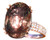 Diaspore & Diamond 18K Ring