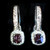 Natural Spinel & Diamond Dangle 18K Earrings