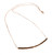 Curved Bar Necklace in 18K