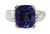 7.73 ct Tanzanite & Diamond 18K Ring