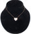 Diamond Heart Pendant and Chain in 18K Rose Gold