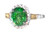 Rare Tsavorite Garnet & Diamond Ring