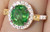 Rare Tsavorite Garnet & Diamond Ring