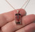 13 ct Watermelon Tourmaline & Diamond Pendant with 18K Chain