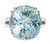 Rare 13.5 ct Paraiba Tourmaline & Diamond Ring