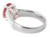 Rare Balas Spinel & Diamond 18K Ring