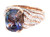 5.10 ct Unheated Tanzanite & Diamond Ring 18K