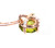Natural Pakistan Peridot & Diamond 18K Pendant