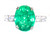 3.88 ct Natural Emerald and Diamond 18K Ring