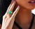 Beautiful 4.87 ct Emerald and Diamond 18K Ring