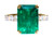 Beautiful 4.87 ct Emerald and Diamond 18K Ring