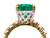 Beautiful 4.87 ct Emerald and Diamond 18K Ring