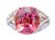 6.68 ct. Rose Pink Paraiba Tourmaline & Diamond Ring 18K