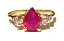 Estate Ruby & Diamond Ring