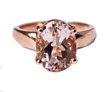 Morganite 14K Ring