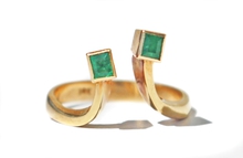 Unique Emerald 18K Ring