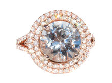 Danburite & Diamond Ring