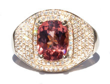 Malaya Garnet & Diamond Ring